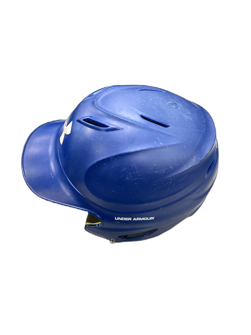 Vist Large View of Product Image Which is Used Under Armour UABH110 SOLID Batting Helmet No Mask Royal Blue XS