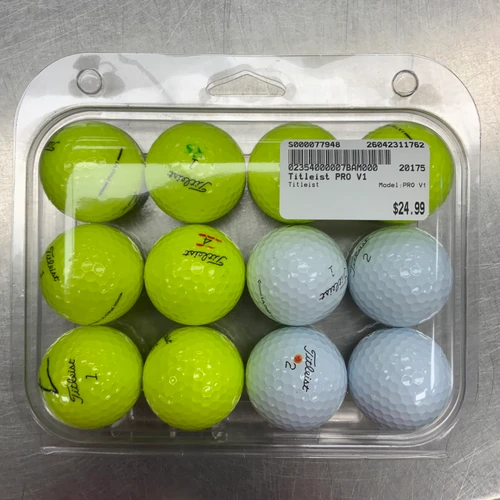 Vist Large View of Product Image Which is Used Titleist PRO V1 12 Pack - Golf Balls