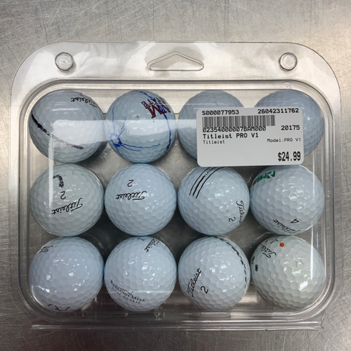 Vist Large View of Product Image Which is Used Titleist PRO V1 12 Pack - Golf Balls