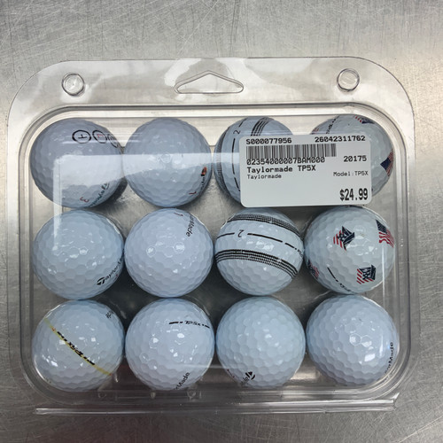 Vist Large View of Product Image Which is Used Taylormade TP5X 12 Pack - Golf Balls