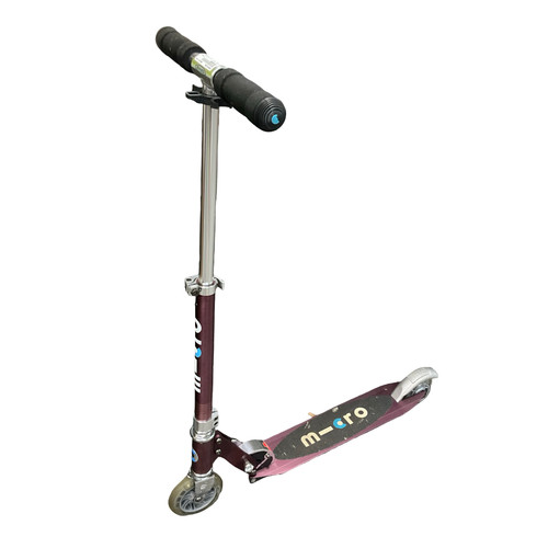 Vist Large View of Product Image Which is Used MICRO SPRITE LED SCOOTER Scooter Maroon