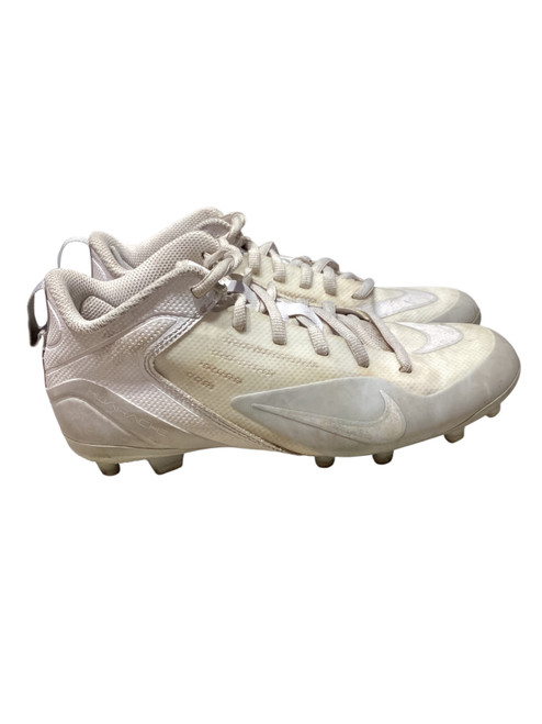 Vist Large View of Product Image Which is Used Nike LAX Cleats Boys White Junior 05