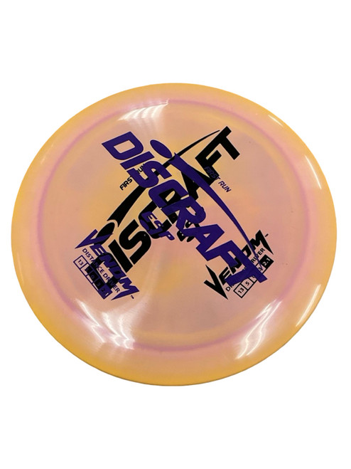 Vist Large View of Product Image Which is Used Discraft ESP VENOM FIRST RUN MISPRINT Disc Golf Driver Almond 172g