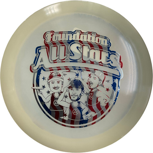 Vist Large View of Product Image Which is Used Discraft Z RAPTOR FOUNDATION Disc Golf Driver White 172g