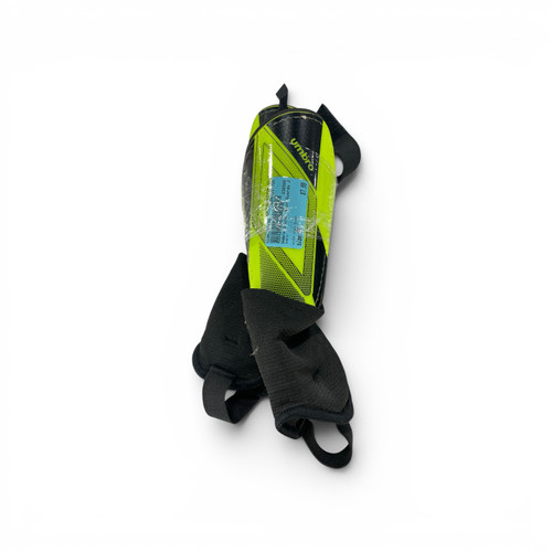 Vist Large View of Product Image Which is Used Umbro Soccer Shin Guards Junior Neon Green SM