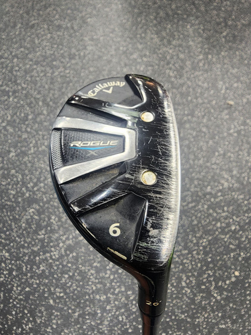 Vist Large View of Product Image Which is Used Callaway ROGUE X Mens Hybrid Club RH 6 Hybrid
