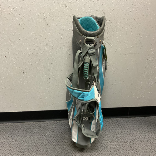 Vist Large View of Product Image Which is Used Maxfli REV3 Jr Stand Bag Carolina Blue