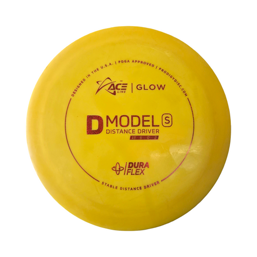 Vist Large View of Product Image Which is Used Prodigy D MODEL S ACE LINE GLOW Disc Golf Driver Gold