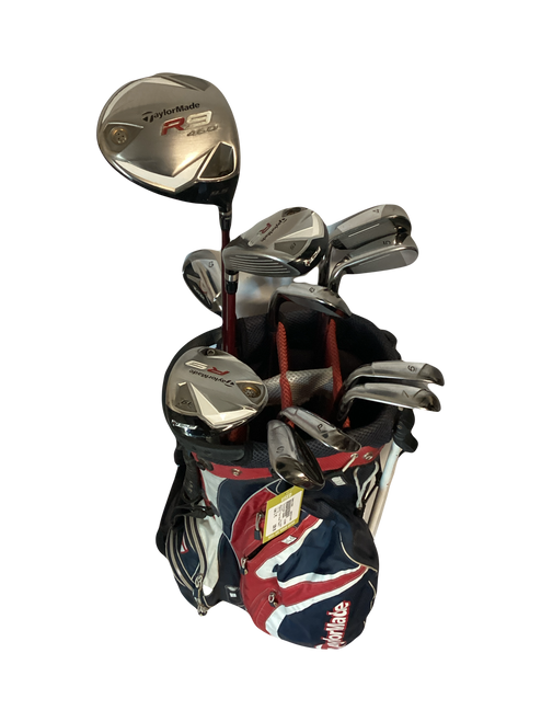 Vist Large View of Product Image Which is Used Taylormade BURNER Mens Package Set RH Red 11 Piece