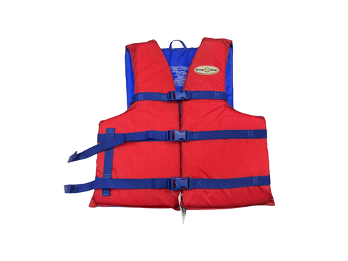 Vist Large View of Product Image Which is Used Adult PFD Red M/L