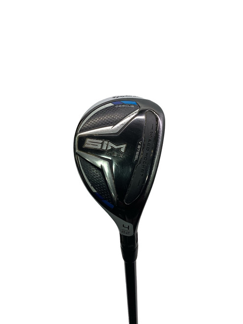 Vist Large View of Product Image Which is Used Taylormade SIM MAX Mens Hybrid Club RH 4 Hybrid