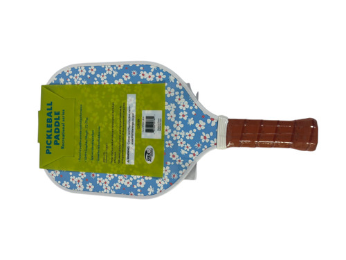 Vist Large View of Product Image Which is Used USA PICKLEBALL 13MM BLUE FLOWER Pickleball Racquet Royal Blue
