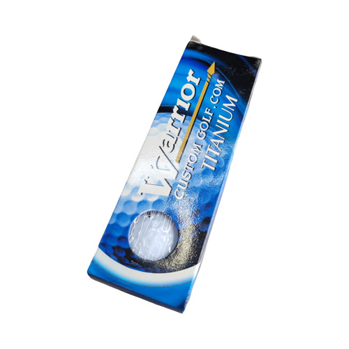 Vist Large View of Product Image Which is Used TITANIUM 3PACK GOLF BALLS 3 Ball - Golf Ball Sleeve