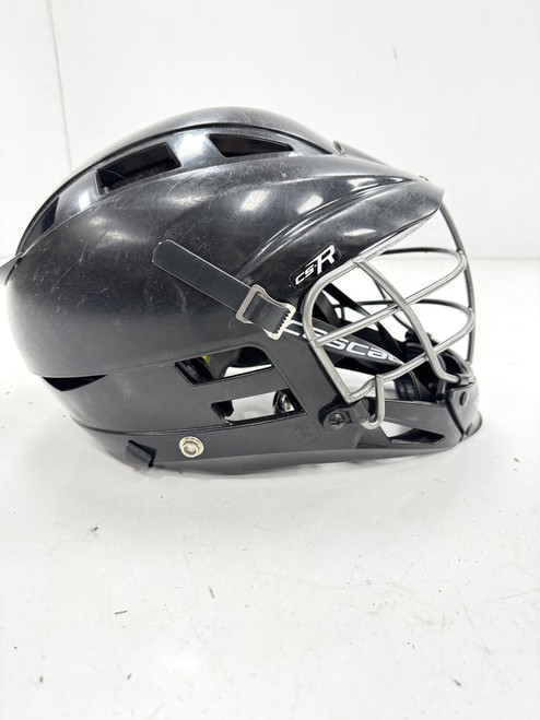 Vist Large View of Product Image Which is Used Cascade CASCADE CSR Lacrosse Helmet Black One Size