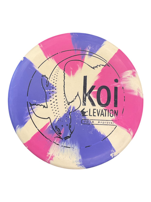 Vist Large View of Product Image Which is Used KOI ELEVATION Disc Golf Putter Purple 174g