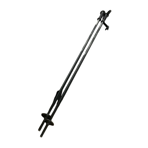 Vist Large View of Product Image Which is Used Tecno Pro CARVE JR Boys DH Ski Pole Black 100 cm / 40 in