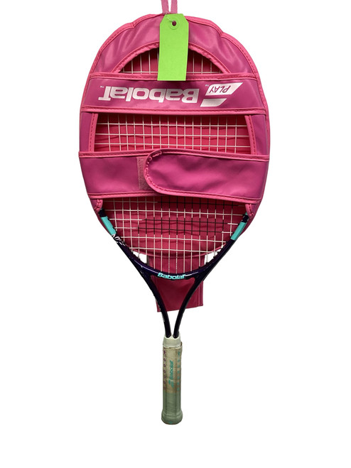 Vist Large View of Product Image Which is Used Babolat B FLY 25 Girls Tennis Racquet Navy Blue 25"