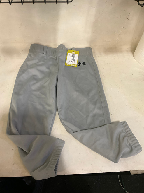 Vist Large View of Product Image Which is Used Under Armour YM BB PANTS BB/SB Pant Boys Grey MD