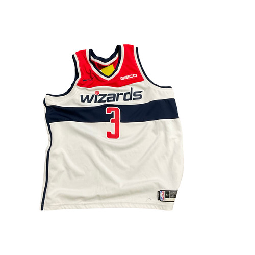 Vist Large View of Product Image Which is Used Nike Bradley Beal Wizards Jersey Sz 52