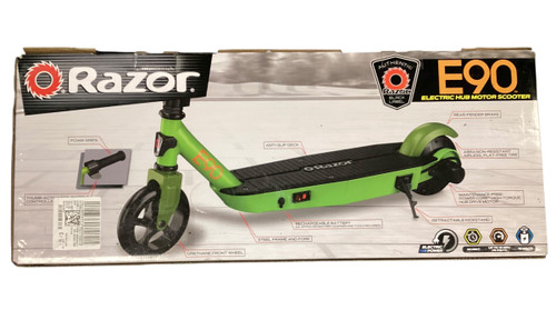 Vist Large View of Product Image Which is Used Razor E90 ELECTRIC SCOOTER Scooter Green