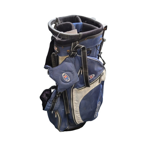 Vist Large View of Product Image Which is Used US Kids US KIDS STAND BAG JR Jr Stand Bag Navy Blue