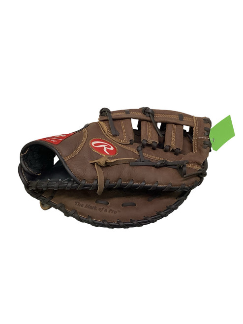 Vist Large View of Product Image Which is Used Rawlings PLAYER PREF BB/SB First Base RH Throw Brown 12 1/2"