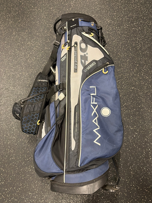 Vist Large View of Product Image Which is Used Maxfli U SERIES 4.0 Mens Stand Bag Navy Blue