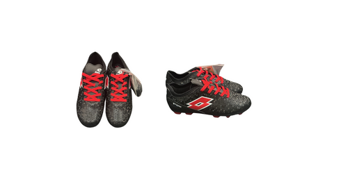 Vist Large View of Product Image Which is Used Lotto STORM Soccer Cleats Black Junior 03