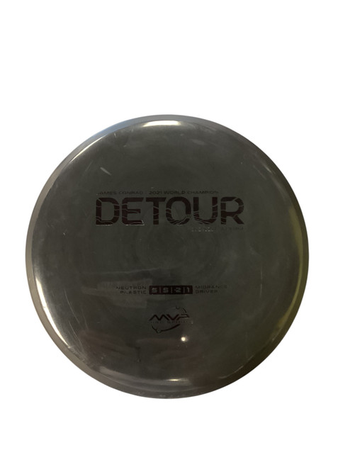 Vist Large View of Product Image Which is Used MVP NEUTRON DETOUR Disc Golf Mid Range Black