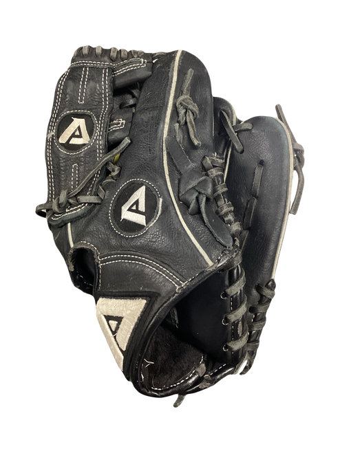 Vist Large View of Product Image Which is Used Akadema AZR95 BB/SB Glove RH Throw Black 11"