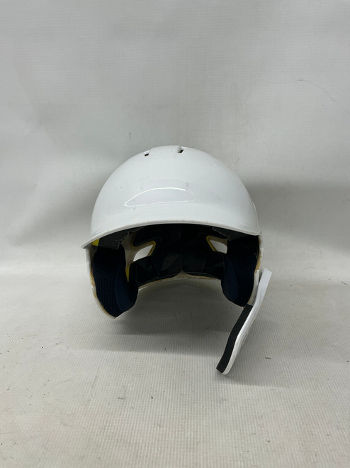 Vist Large View of Product Image Which is Used Under Armour CONVERGE Batting Helmet No Mask White One Size