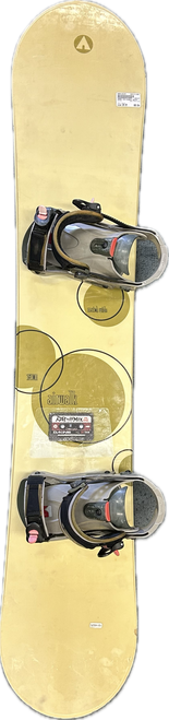 Vist Large View of Product Image Which is Used Airwalk MATCH WIDE Mens Snowboard Only Yellow 159 cm