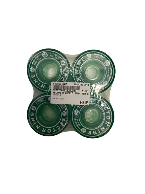Vist Large View of Product Image Which is Used Sector 9 Skateboard Wheel Green