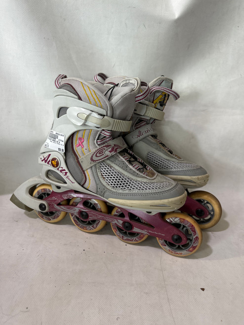 Vist Large View of Product Image Which is Used ALEXIE SPEED SZ 8 Senior Rec Fitness Skates Grey Senior 8