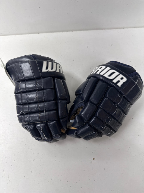 Vist Large View of Product Image Which is Used Warrior BONAFIDE Junior Gloves Navy Blue 11"