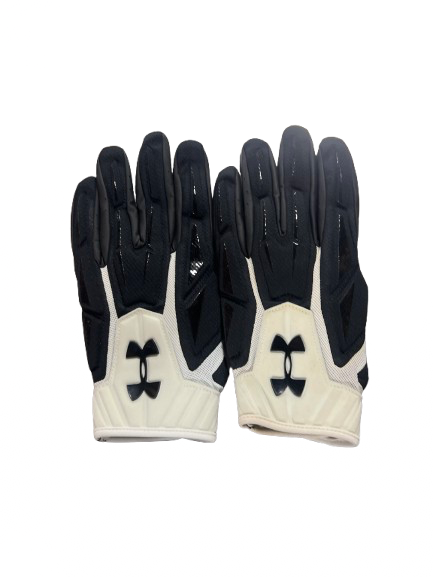 Vist Large View of Product Image Which is Used Under Armour UA HIGHLIGHT WR GLOVES BLK/WHT XL FB Gloves Black And White XL