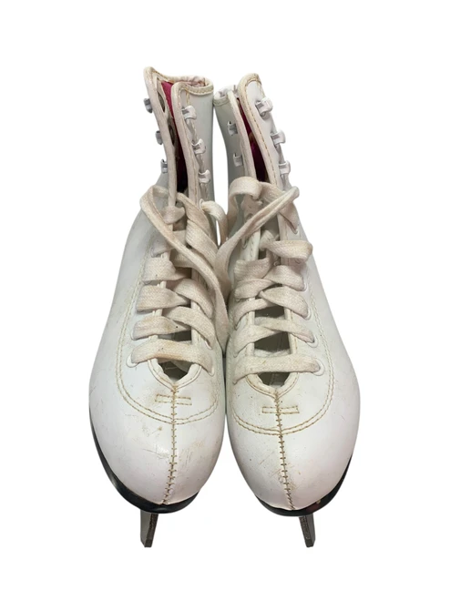 Vist Large View of Product Image Which is Used FIGURE SKATE Girls Figure Skate White Junior 03