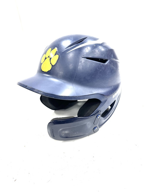 Vist Large View of Product Image Which is Used Easton ELITE X SR 7 1/8 -7 1/2 Batting Helmet No Mask Navy Blue One Size
