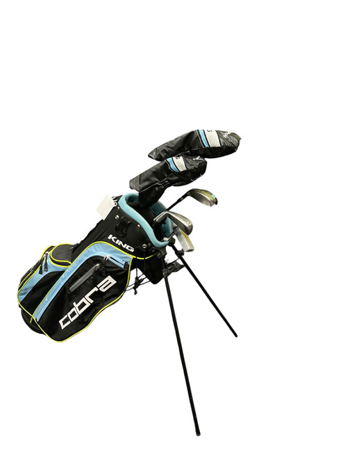 Vist Large View of Product Image Which is Used Cobra KING JR Jr Package Set RH Black And Carolina Blue 7 Piece