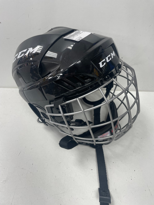 Vist Large View of Product Image Which is Used CCM FL40 Helmet Cage Combo Black SM