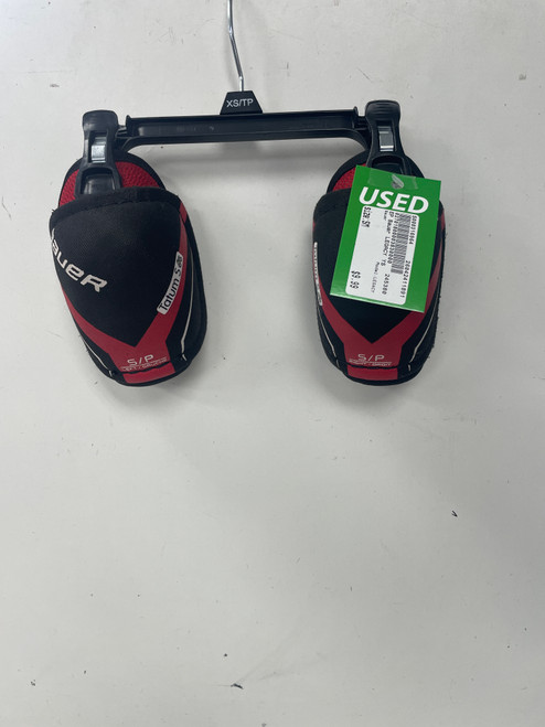 Vist Large View of Product Image Which is Used Bauer LEGACY Youth Elbow Pads SM