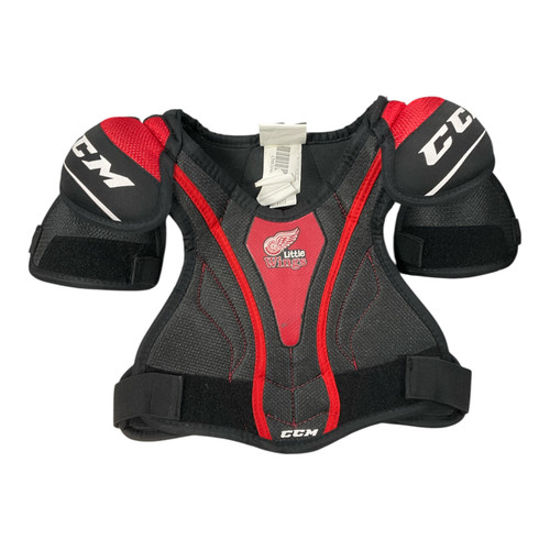 Vist Large View of Product Image Which is Used CCM LITTLE WINGS Youth Shoulder Pads LG