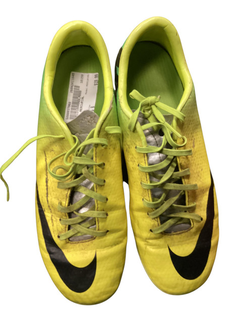 Vist Large View of Product Image Which is Used Nike MERCURIAL Soccer Cleats Yellow Senior 8