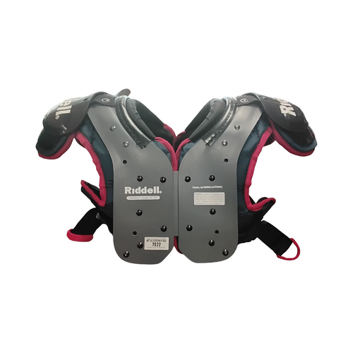 Vist Large View of Product Image Which is Used Riddell PURSUIT FB Shoulder Pads Black LG