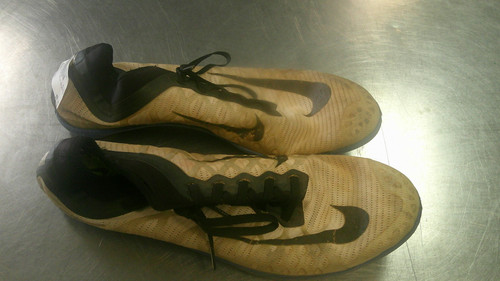 Vist Large View of Product Image Which is Used Nike Track & Field Cleats Adult Green Senior 12.5
