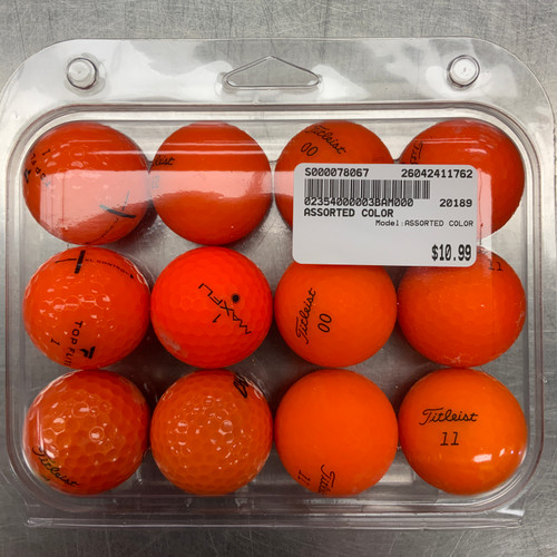 Vist Large View of Product Image Which is Used ASSORTED COLOR 12 Pack - Golf Balls