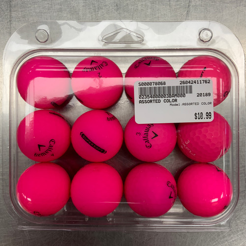 Vist Large View of Product Image Which is Used ASSORTED COLOR 12 Pack - Golf Balls