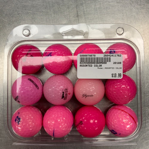 Vist Large View of Product Image Which is Used ASSORTED COLOR 12 Pack - Golf Balls