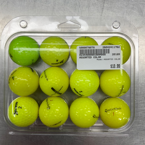 Vist Large View of Product Image Which is Used ASSORTED COLOR 12 Pack - Golf Balls