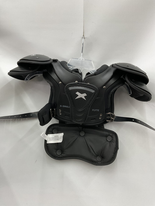 Vist Large View of Product Image Which is Used Xenith FLYTE FB Shoulder Pads Black XS